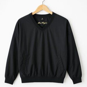 Vintage Y2K Ben Hogan Black Golf Windbreaker Pullover Jacket XL